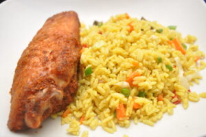 Fried Rice with Turkey