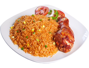 Jollof Rice with Chicken