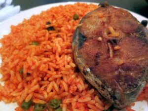 Jollof Rice with Fish