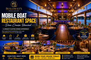 Mobile Restaurant Boat Space
