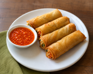 Vegetable Spring Rolls (4 pcs)