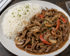 Beef Stroganoff