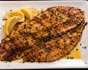 Grilled Fillet Red Snapper