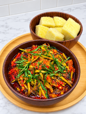 Ugba Sauce & Yam